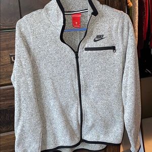 Grey Nike Zip Up